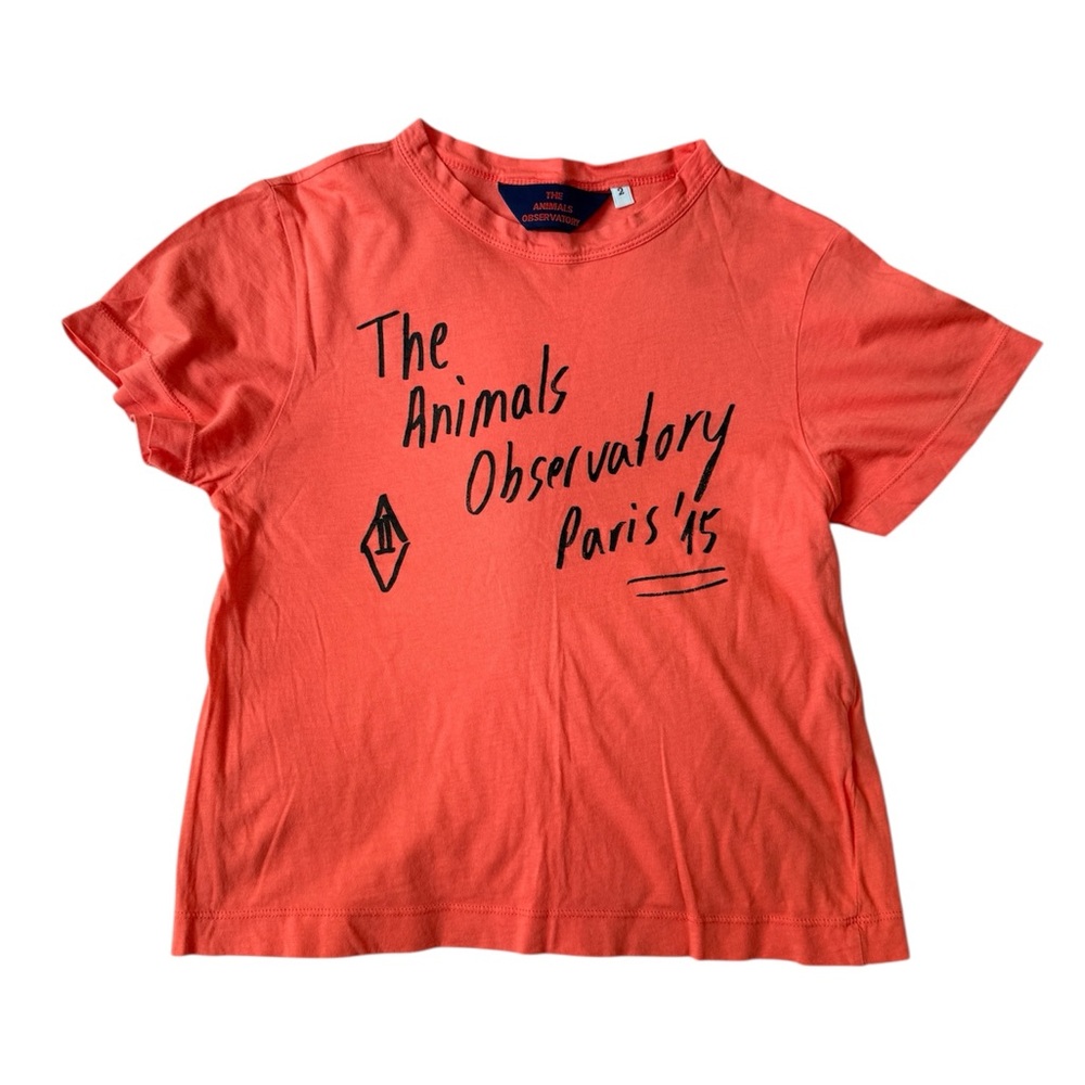 The Animals Observatory (TAO) Kids Logo Tee - Size 2 (Runs Very Large/Fits 4-5T)